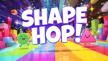Shape Hop Hop Hop Kids Song | Nursery Rhyme | Kidsy Bitsy