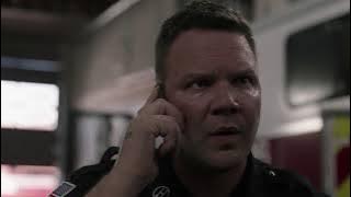 911 Lone Star 2x12 | Owen warns the 126 to evacuate the firehouse before it explodes.