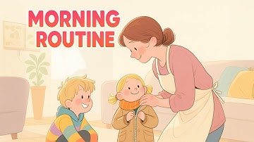 Morning Routine Story in Easy English | A1–A2 Listening Practice