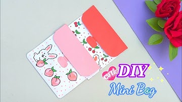 How to make Mini File Folder / DIY paper crafts idea/diy mini file tutorial /DIY File Folder