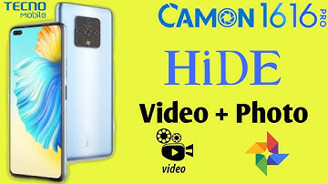 How to Hide Photos in Tecno Camon 16/16 Pro | How to Hide Videos in Tecno Camon 16/16 Pro
