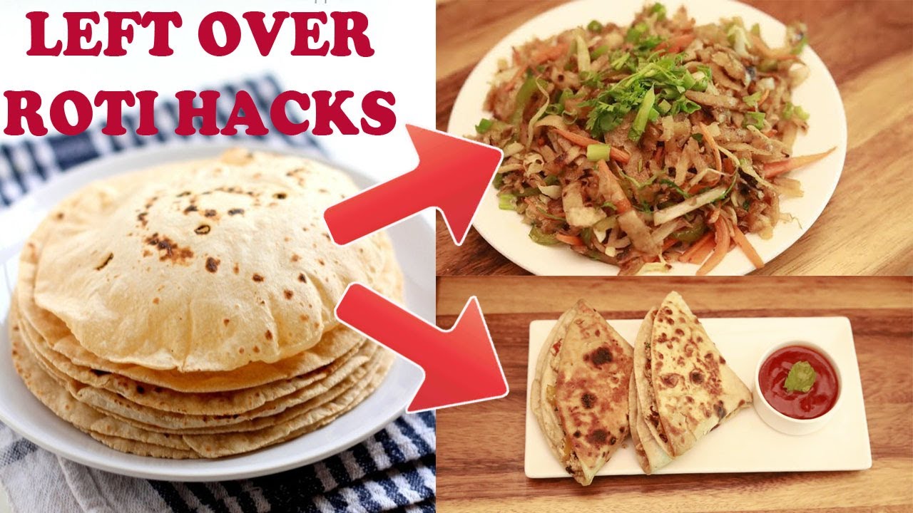 Leftover Roti Recipe l बची हुई रोटी से बनाएं चाऊमीन/पनीर रोल l ...