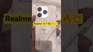 Realme 15T 5G 😱 iPhone 16 Pro Ka Sasta Copy?🔥#Realme15T​ #Unboxing​ #Shorts​ #realmebuds #short