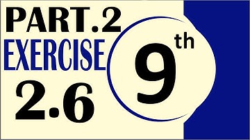 ch 2 maths class 9| ch 2 math class 9| ex 2.6 class 9| Exercise 2.6 - 9th Class Math| Sir Amir