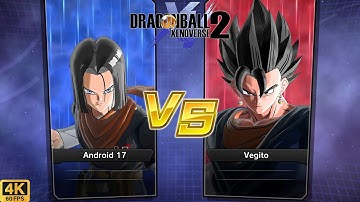 Android 17 vs Vegito | Dragon Ball Xenoverse 2 | CPU vs CPU
