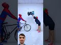 Iron Man and Joker motorbike #funny