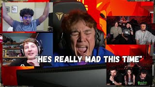 Valorant Pros reacts to PRX Alecks Punch his Desk Very Angry