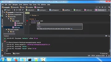 5  (workflow, sass, jade, bower y gulp) Tarea gulp-sass completa y watch