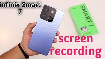 Screen Record In Infinix Smart 7, How To Screen Recording In Infinix Smart 7,Infinix Smart 7