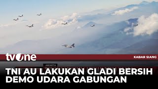 16 Pesawat Tempur TNI AU Latihan Demo Udara | Kabar Siang tvOne