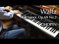 ワルツ 第10番（ショパン）Chopin - Waltz in B minor, Op.69 No.2 - pianomaedaful