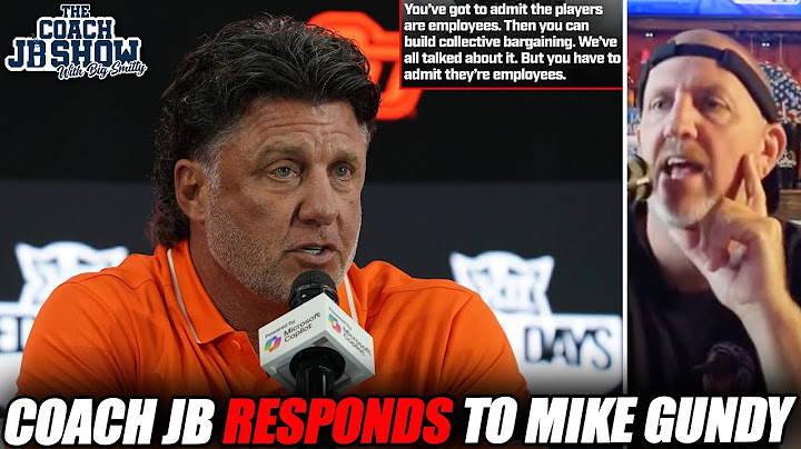Coach JB RESPONDS To Mike Gundy Calling For College Football Players To Be EMPLOYEES!