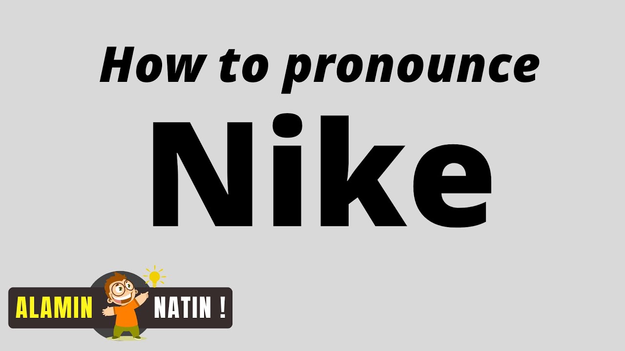 How pronounce Nike in American English and British English - YouTube