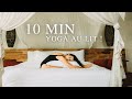 Yoga au rveil  routine bientre au lit 