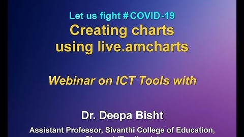 Webinar on ICT Tools : Creating Charts using live.amcharts