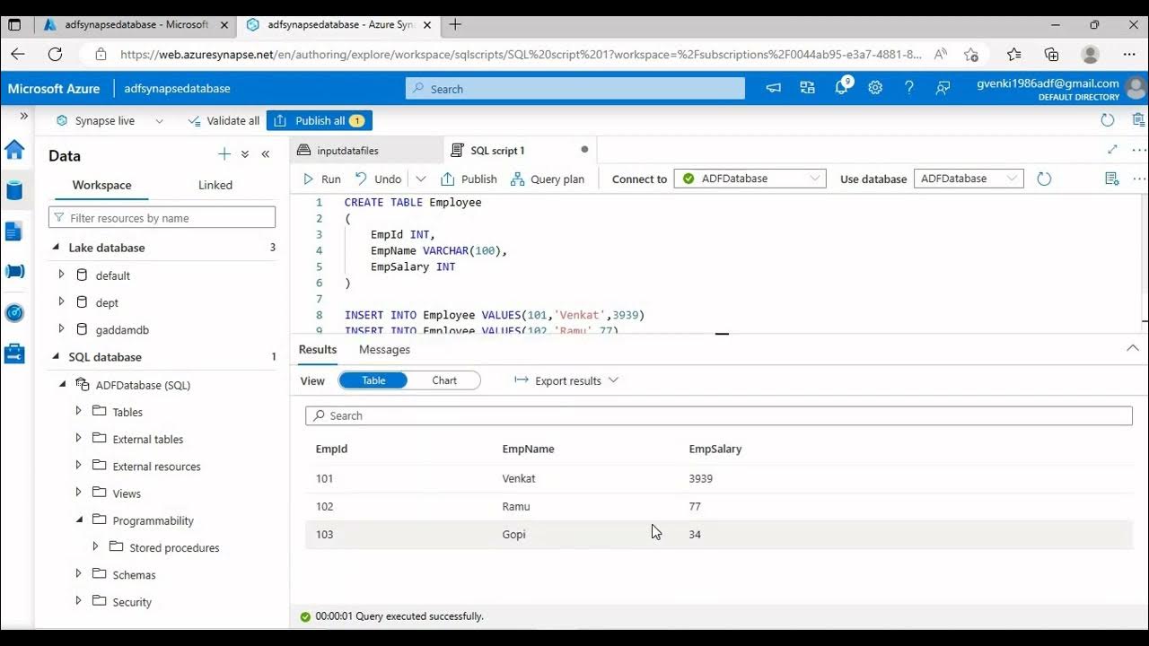 1.How to Create Stored Procedure in Azure Synapse Analytics || Telugu ...
