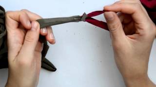 Как соединить две ленты трикотажной пряжи trapillo. how to connect the two lines t-shirt yarn(, 2015-06-09T19:51:18.000Z)
