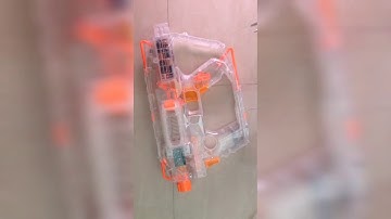 nerf modulus ghost ops evader unboxing , review, and firing test