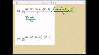 Calculus Quiz 1 Review - Find Limits Analytically