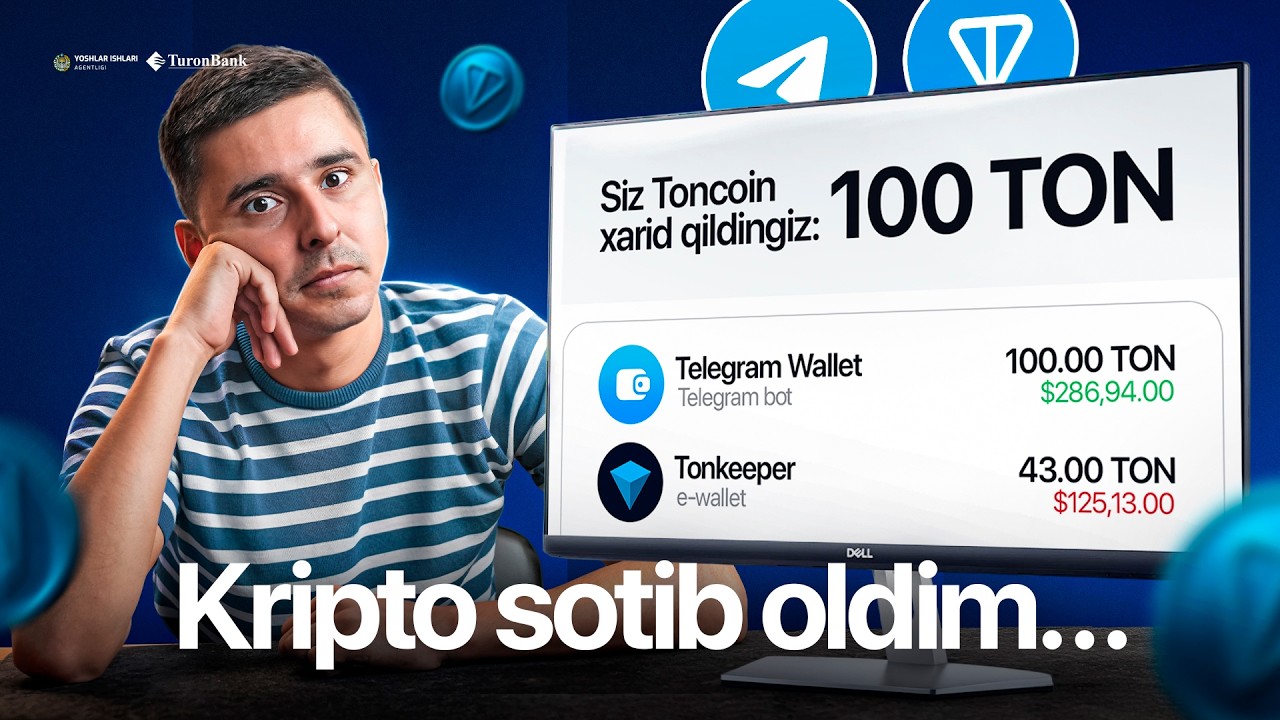 Kriptovalyuta sotib olib, telegramda ishlatdim va keyin…