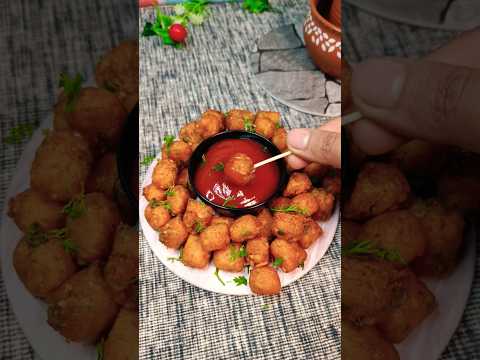 Crispy POTATO Bites Recipe 🤩😋🤩 | #shorts #potato #potatosnacks #potatorecipe #snacks #food #aloo
