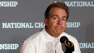 Nick Saban talks about why Alabama should be in the College Football Playoffs &amp; More ‼️