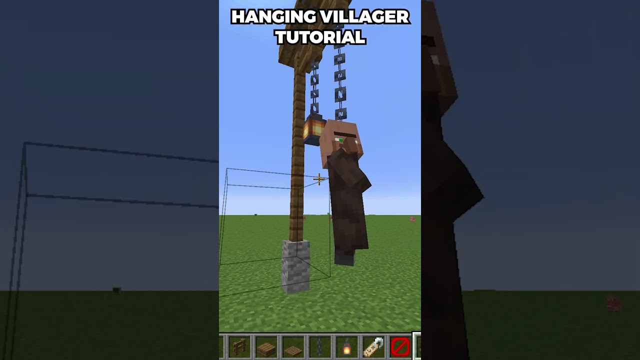 VILLAGER APPESO IN MINECRAFT ITA! 