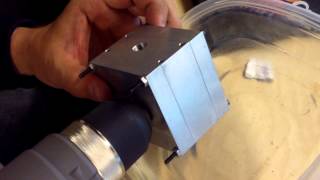 Tabletop test of expander cycle cryopump at room temp with isopropanol