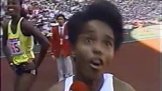 1988 Olympic Women's 100m final  Florence Griffith Joyner