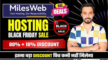 MilesWeb Black Friday Hosting Deals 2025 | Huge Hosting Discounts