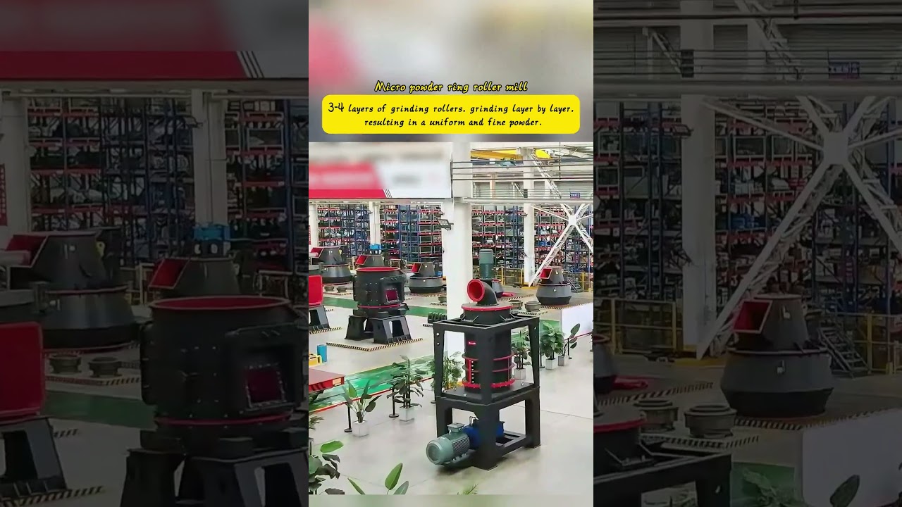 Ring roller mill is 10 times finer than Raymond mill!