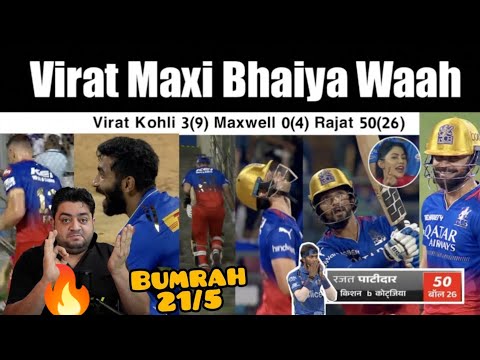 Bowling GOAT Bumrah 21/5 🔥 Well Played Rajat Patidar &amp; Dinesh Karthik | RCB vs MI IPL 2024