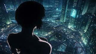 Midnight Data Flow | GITS - SYNTHWAVE DARK MIX | Cyberpunk | Anime