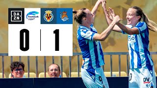 Villarreal CF vs Real Sociedad (0-1) | Resumen y goles | Highlights Liga F