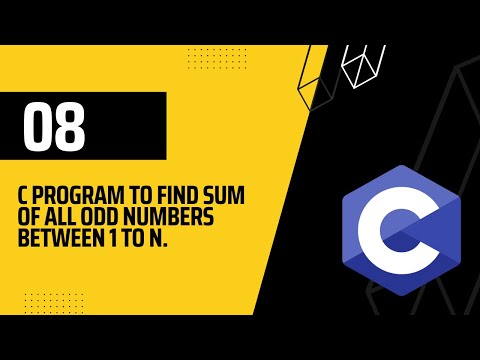 Mastering Loops in C Programming: Sum of All Odd Natural Numbers between 1 to n