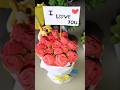 😍How to make rose with clay 🌹|Handmade Realistic Flower Bouquet|Gift ideas for Husband|Rose day gift