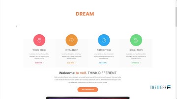 Volf - Creative Multipurpose HTML Template        Elwood Les