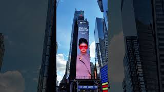 Salma Rachid, NAR New Pop Music Album Cool Billboard Times Square NYC shorts salmarachid popmusic
