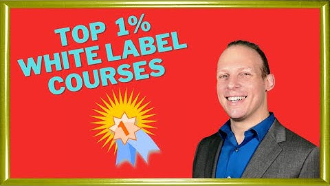 White Label Courses By Top 1% Instructors