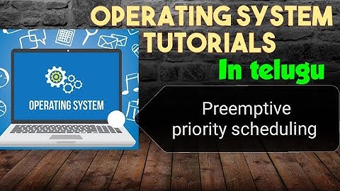 Preemptive priority scheduling || 25 || operating system in telugu