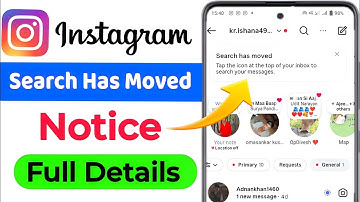 Search has moved Tap the icon at the top of your inbox to search your messages | Notice ⚠️ Instagram