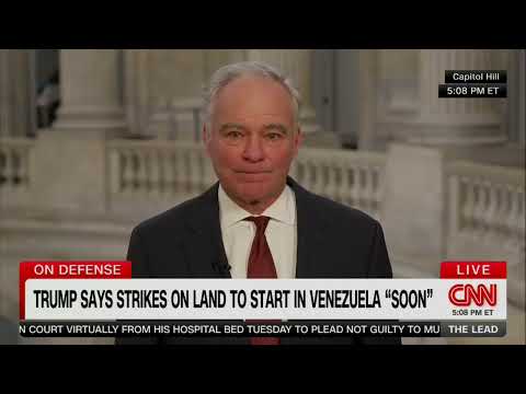 Kaine Talks Hegseth's Illegal Boat Strike & War in Venezuela and Trump's Sick, Diseased Rhetoric