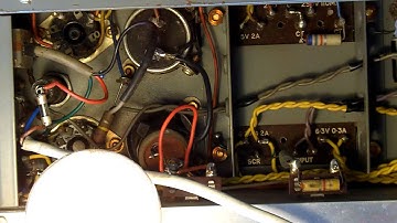 About Radio ... Part 25 Eddystone S680X testing the mains transformer with a series light bulb.