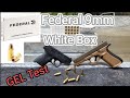 Federal jhp 9ms  hishok white box bulk hollow point gel test good stuff or bulk junk