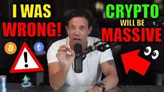 I WAS WRONG ABOUT BITCOIN! Jordan Belfort Explains Why GAMESTOP MONEY will flow into Cryptocurrency!