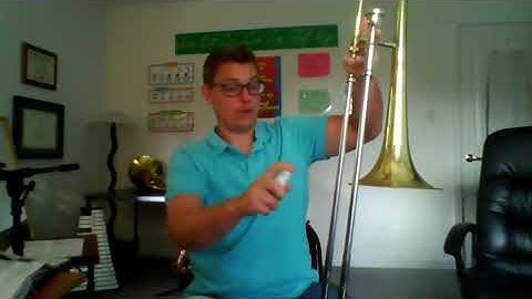 How to lubricate a Superslick trombone slide