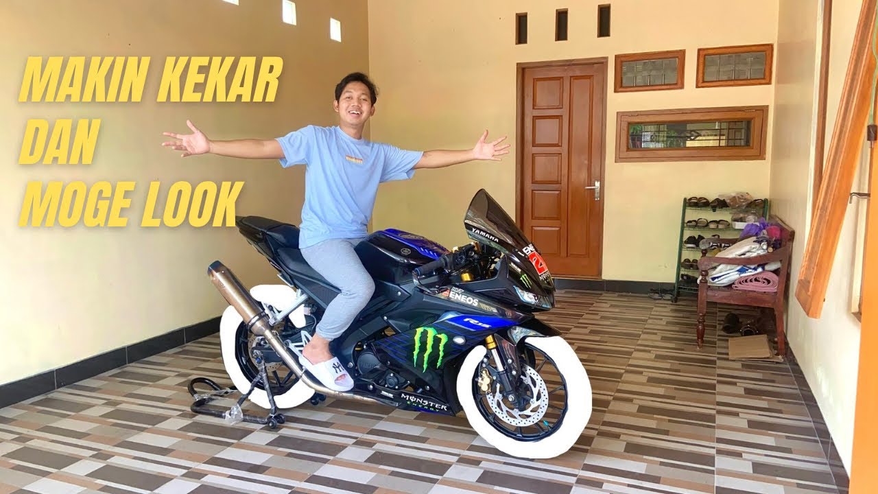 UPGRADE BAN R15 V3 JADI MAKIN PADET&MAKIN MOGE LOOK🔥