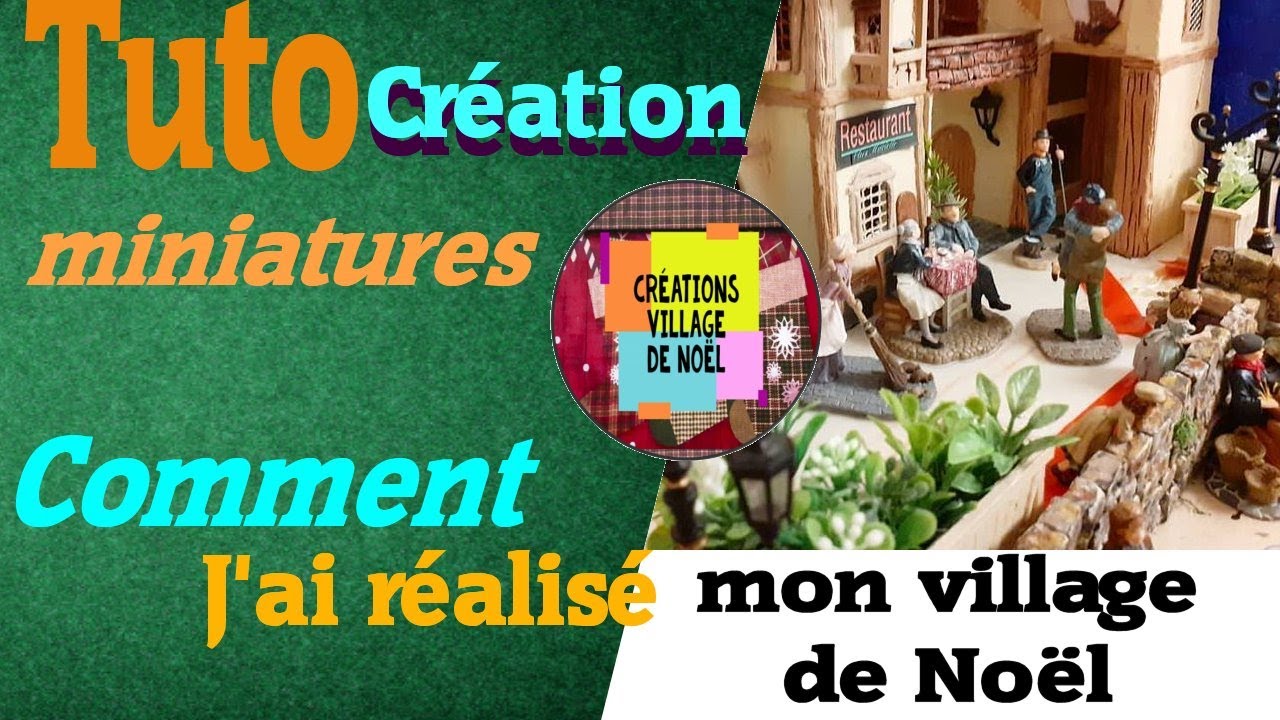 DIY Village miniature de Noël