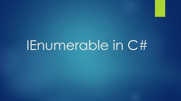 IEnumerable in C#
