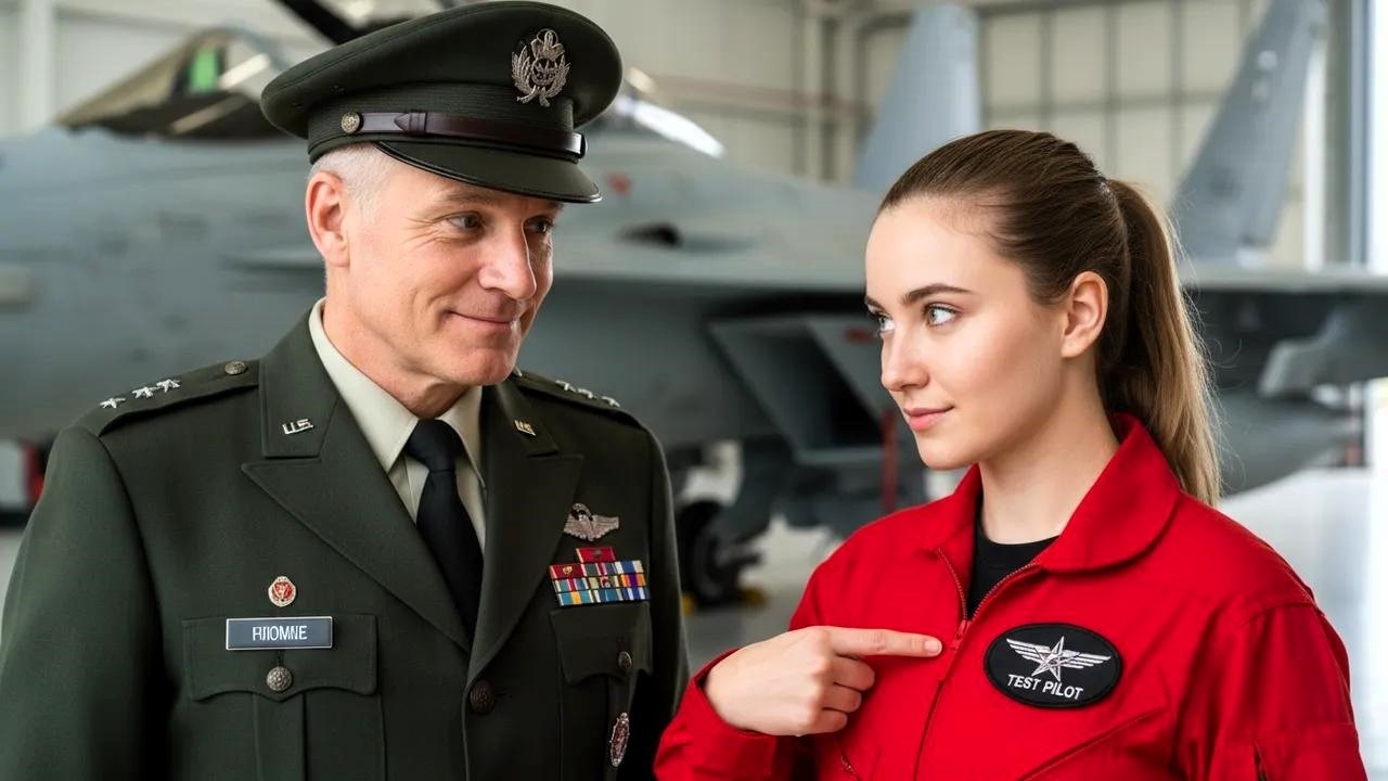 Generał wyśmiał dziewczynkę w różowej kurtce – odkrył, że jest pilotem testowym